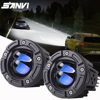 SANVI 2.0 Bi LED Lense Work Light 12V 24V For Car 4x4 Off Road Motorcycle Uaz ATV SUV Trucks Flood Led Beam Barra Fog Lamp Drivi