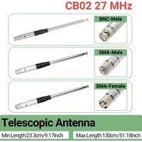 27MHz SMA-Female/SMA-Male/BNC Handheld Telescopic CB Antenna For Quansheng UV-K5 UV-K5(8) baofeng UV-K61 Walkie Talkie image 4