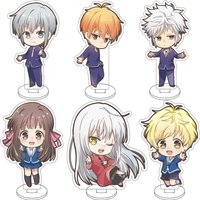 10CM Anime Fruits Basket Cos Honda Tohru Souma Kyo Souma Yuki Soma Ayame Soma Shigure Figure Acrylic Stand Cute Gifts Ornaments