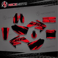 NICEMOTO w nowym stylu grafika zespołu tła naklejki naklejki zestawy dla Honda CRF250 CRF250R CRF 250 250R 2008 2009