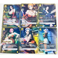 6pcs/set Boa Hancock Nami ONE PIECE Christmas ACG Sexy Toys Hobbies Hobby Collectibles Game Collection Anime Cards