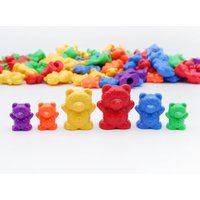 Colorful Plastic Weight Counting Bear Color Sorting Montessori Teaching Matching Game Educational Toys For Children