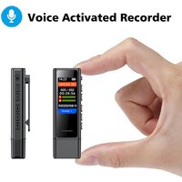 Mini Pocket Voice Activated Recorder with Back Clip MP3 Music Player Professional Noise Cancellation Digital Audio Record Device
