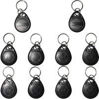 Can write 125kHz RFID keychain proximity ID HID and AWID card token tag rewritable T5577 universal black blank tag