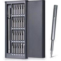 25 in 1 Precision Screwdriver Set with 24 Bits, Magnetic Repair Tool Kit for Phone, Laptop, PC, Watch, Camera, Glasses & Toys