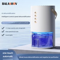 1000 ml Luftentfeuchter für das Heimbüro. Negative Ionen beseitigen feuchte Schimmel und Feuchtigkeit und tragbarer energieeffizienter Luftentfeuchter