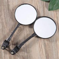 1 Pairs Universal Bike Rearview Mirror 360 Degree Adjustable Rear View Mirror Cycling Accessories Bicycle Handlebar Mirrors
