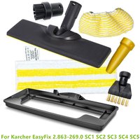 For Karcher EasyFix 2.863-269.0 SC1 SC2 SC3 SC4 SC5 Brush Head Mop Pad Carpet Glider Steam Nozzle Nylon Brush