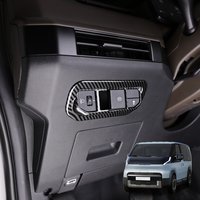 For Kia PV5 2025 2026 Car Turning Carbon Fiber Car Front lamp Adjusting Part Cover Interior Accessories LHD