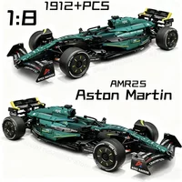 MK6022 1912PCS 1:8 New Technic Martin Aramco AMR25 Building Blocks MOC Sports Car DIY Assembly Model Set Toy Gifts for Boy Decor image 4