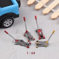 1/64 Scale Car Lifting Jack Model Modification Garage Repair Accessories Scene Collocation Miniature Sculpture Display