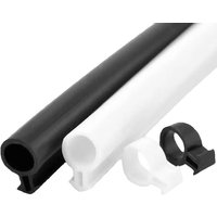 5/10/20M O-Shaped Plastic Steel Door Window Sealing Strip Rubber Kerf Weather Stripping Card Slot Seals Hollow Bulb Barb Tubular