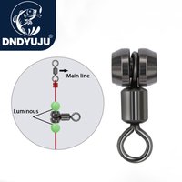 DNDYUJU Spin Fishing Supplies Red Whale Ball Bearing Swivels Copper Head Swivels Coastal Carabiners for Fishing Accessories