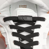 1Pair Double-layer Elastic Laces Sneakers Magnetic Shoelaces Without Ties Kids Adult Lock No Tie Shoe Laces Shoes Accessories