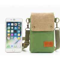 Mini Fabric Crossbody Bag, Color Contrast Cell Phone Bag, Vintage Shoulder Purse For Women Small Crossbody Bag New All-match