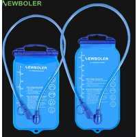 NEWBOLER 1.5L 2L 3L Outdoor Sport Camping Water Bladder Running Sport Bicycle Soft Water Bottle PEVA Soft Flask Water Bag