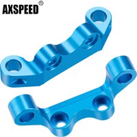 AXSPEED 2Pcs Aluminum Alloy Front Swing Arm Holder Mount for Tamiya TT02 1/10 RC Car Upgrade Parts