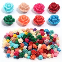 20Pcs 6 8 10 12mm Resin Beads Imitation Coral Flower Beads Loose Beads For Charm Jewelry Making DIY Bracelet Necklace