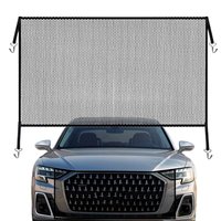 Car Grill Net Multifunctional Grille Mesh Spoiler Bumpers Vent Car Pickup Protective CarEasy To Install Accessories For Front