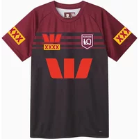 Summer New Australian blue shirt training shirt, blue shirt men's rugby shirt, quick-drying breathable casual sportswear T-shirt