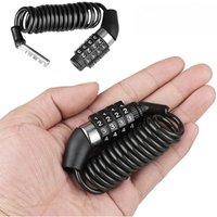 AliExpress NONE Helmet Lock Chain 4 Digit Password Combination Portable Bike Motorcycle Bicycle Anti-theft Cable Lock Stitch Motor Part