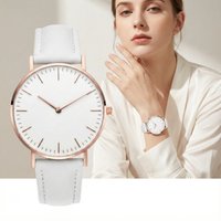 New Elegant Watches For Woman Simple Leather Belt Dresses Lady Wristwatches Fashion Casual Female Quartz Clock Gift Montre Femme