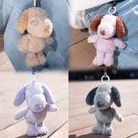 Snoopy Grey Tone Diary Series Pendant Cute Cartoon Keychain Hanging Ornament Collection Minimalist Style Bag Charm Backpack
