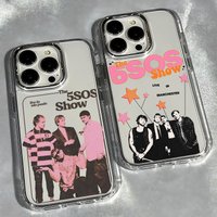 5 Seconds of Summer Phone Case For iPhone 17 16e 16 15 14 13 12 11 mini Pro Max X XR XSMAX 8 7 Air Plus Transparent Soft Cover