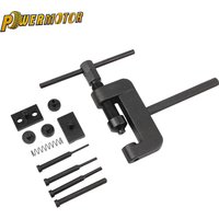 Universal Dirt Bike ATV Motorcycle Timing Chain Cutter Tool Heavy Duty Splitter Link Riveting Repair Tool Kit With Red Case