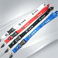 Car Lanyard Nylon Printing Emblem Style Keychain For BMW M Power Performance E90 E91 E92 E93 X1 X3 X5 X6 M3 M5 F18 E63 Sticker