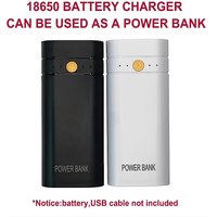 6000mAh 2x18650 Battery USB Type C Power Bank Charger Case DIY Box For Phone Electronic Charging Not Including Batteries