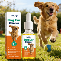 EelJoy Dog Ear Cleaner Eliminate Odors Relieve Itching Dust Mite Removal Care Pet Cleaning Products Gentle Formula Dog Ear Drops