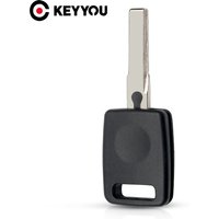 KEYYOU 10PCS Replacement Transponder Key Shell Case For Audi A2 A3 A4 A6 A8 Cabrio RS6 S3 S4 S6 S8 TT Uncut HU66 Blade