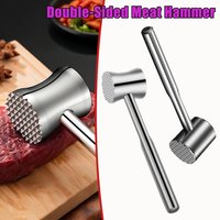 Stainless Steel 304 Meat Tenderizer Hammer Precision Cast Ergonomic Grip for Household Meat Softening and Steak Tenderizing Tool