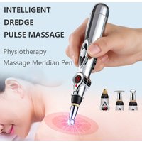 Electronic Acupuncture Pen Neck Leg Face Electric Acupuncture Meridian Pen Massager for Body Relaxation