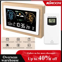 FJ3399C Wireless Weather Station Outdoor Indoor Sensor Thermometer Hygrometer Digital Snooze Alarm Clock Barometer Forecast