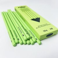 10Pcs/set NEW Green Pole Black Wood Graphite Pencil Set HB 2B Black Lead Office Writing Pencil Gift Stationery Cute Pencils