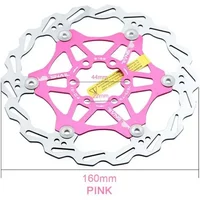 AliExpress MEROCA 1pc Bicycle Disc Brake Floating MTB Mountain Bike Pink Replacement 2mm Wear-resistance Cycling Riding Bicycle Parts