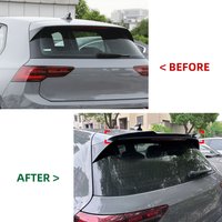 Car Rear Spoiler For Volkswagen VW Golf 8 GTI R-Line GTD 2020-2024 MAXTON Style Car Rear Bumper Lip Rear Trunk Cap Extension