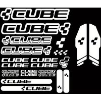 1SET Geometric Style Bike Sticker Set, Multicolor Holographic Waterproof Vinyl Decal for Bicycle Frame