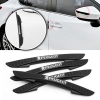4Pcs Car Styling Car Door Rearview Mirror Anti-collision Stickers For Peugeot 206 307 301 308 3008 207 208 407 408 508 5008 107