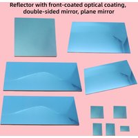 High Precision First Surface Mirror 8–50mm Optical Reflector Front Coated Flat Mirror No Double Image for Laser DIY Optics