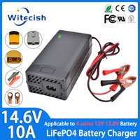 12V 10A Lifepo4 Lithium Battery Charger for 4S 12V 12.8V 14.6V 10A Fast Charger For iron Lithium Phosphate Battery Charging Pack