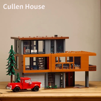 2026 Hot Toys 2001pcs Ideas Classic Romance Film Twilight The Cullen House Building Blocks Puzzle Model Birthday Ornament Gifts image 3
