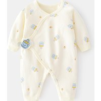 Baumwolle Neugeborenen Baby Mädchen Junge Strampler Druck Infant Overall Casual Neue geboren Kleidung Für Mädchen Jungen Frühling Herbst Kleidung Neue 0-6M