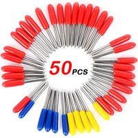 50Pcs 30/45/60 Degrees Replacement Blades For Roland Cricut Plotter Blade Knife Cutter Blades For Power Tools Cutting Plotter