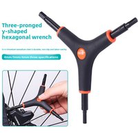 BOY Mountain Bike Repair Tool Practical Three-pronged Hexagon Socket Tool Repair Tool 4MM/5MM/6MM