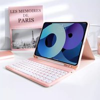 Keyboard Case for Samsung Galaxy Tab A11 2025 8.7" SM-X133 X135 Wireless Detachable Magnetic Keyboard Mouse with Pencil Holder