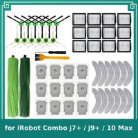 Fit for iRobot Combo j7+ / j9+ / 10 Max Vacumm Replacement Kits Main Side Brush Hepa Filter Mop Cloth Dust Bag Accessories Parts