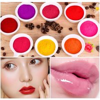 Colorful DIY Lip Gloss Powder Material Lipstick Pigment Powder for DIY Lipgloss Powder Pigment Make Up Tools Makeup Comestics